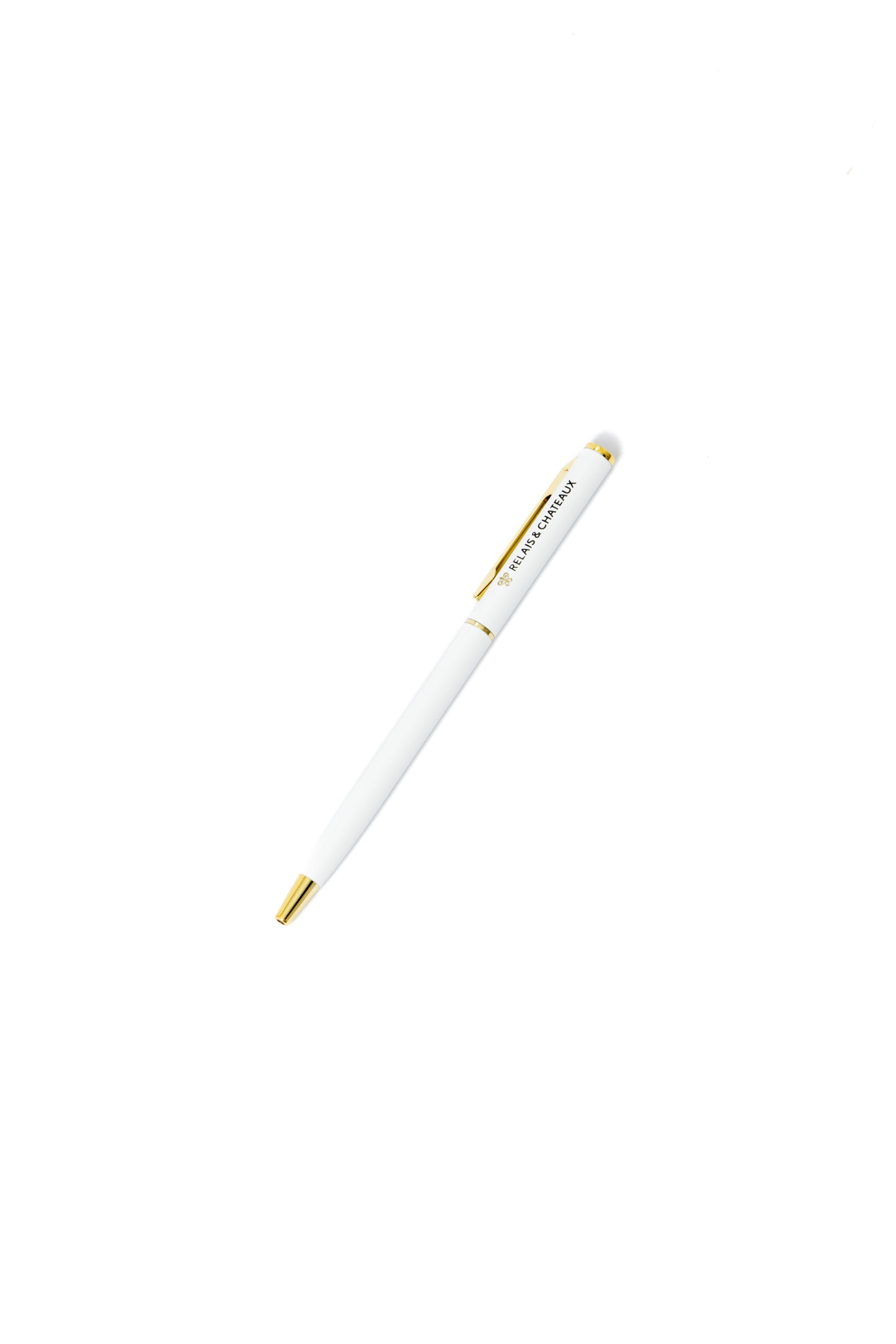 White metal pen